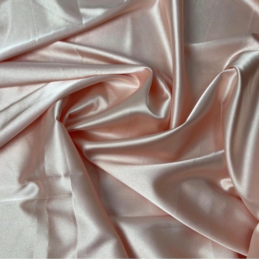 Elegant Pink Strerch Satin Fabric